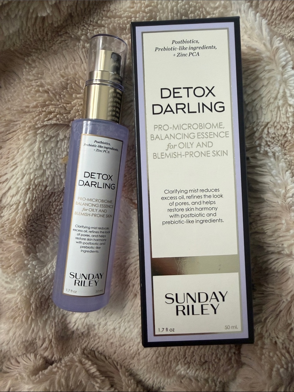 Sunday Riley Detox Darling Balancing Essence Mist - NIB